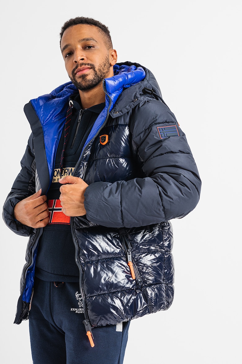Непромокаемая зимняя куртка Adventor с капюшоном Geo Norway, синий