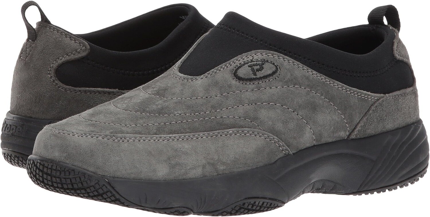 

Кроссовки Wash & Wear Slip-On II Propet, цвет Pewter Suede