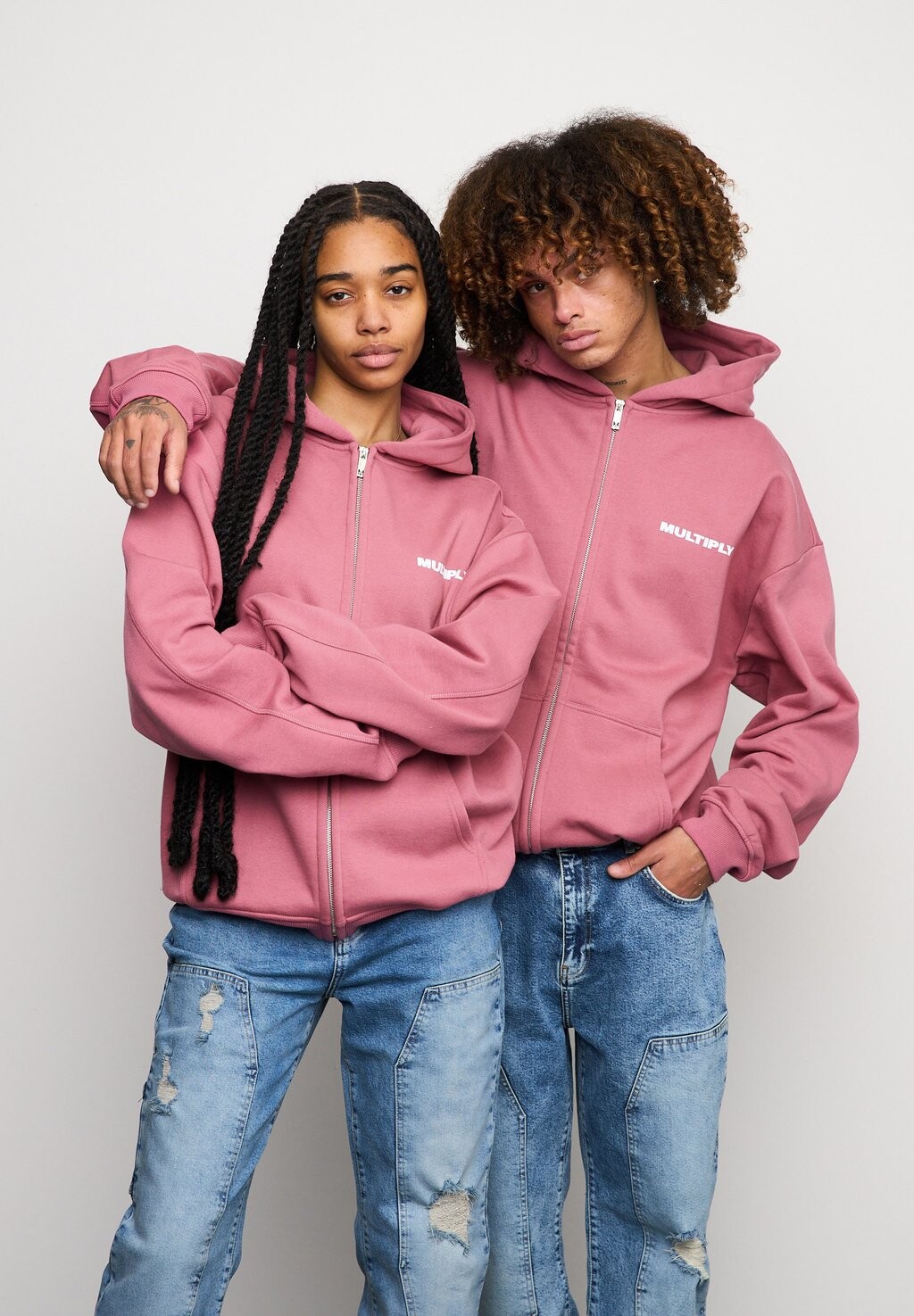 

Толстовка Multiply Apparel, светло-красный