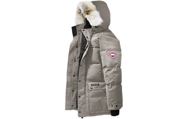 

Мужской пуховик Canada Goose, цвет stone gray
