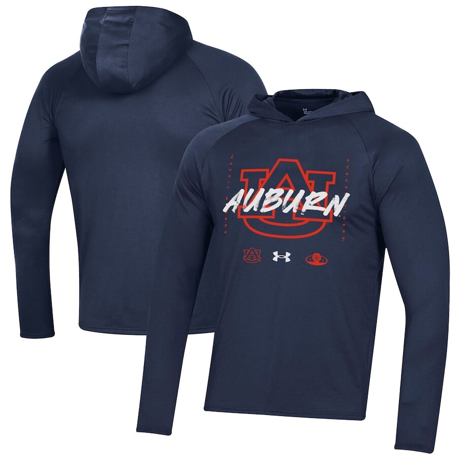 

Футболка с длинным рукавом Under Armour Auburn Tigers, нави