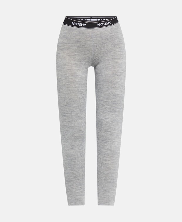 

Шерстяные леггинсы Notshy Cashmere, серый