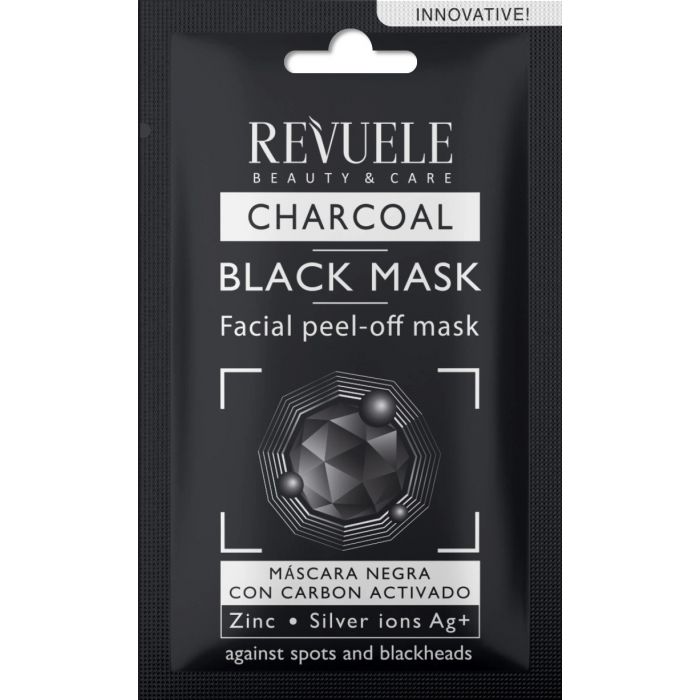 Маска для лица Mascarilla Facial Peel Off con Carbón Activado Revuele, 15 ml маска для лица белита маска для лица ms безупречность отшелушивающая эффект вакуумной чистки пор