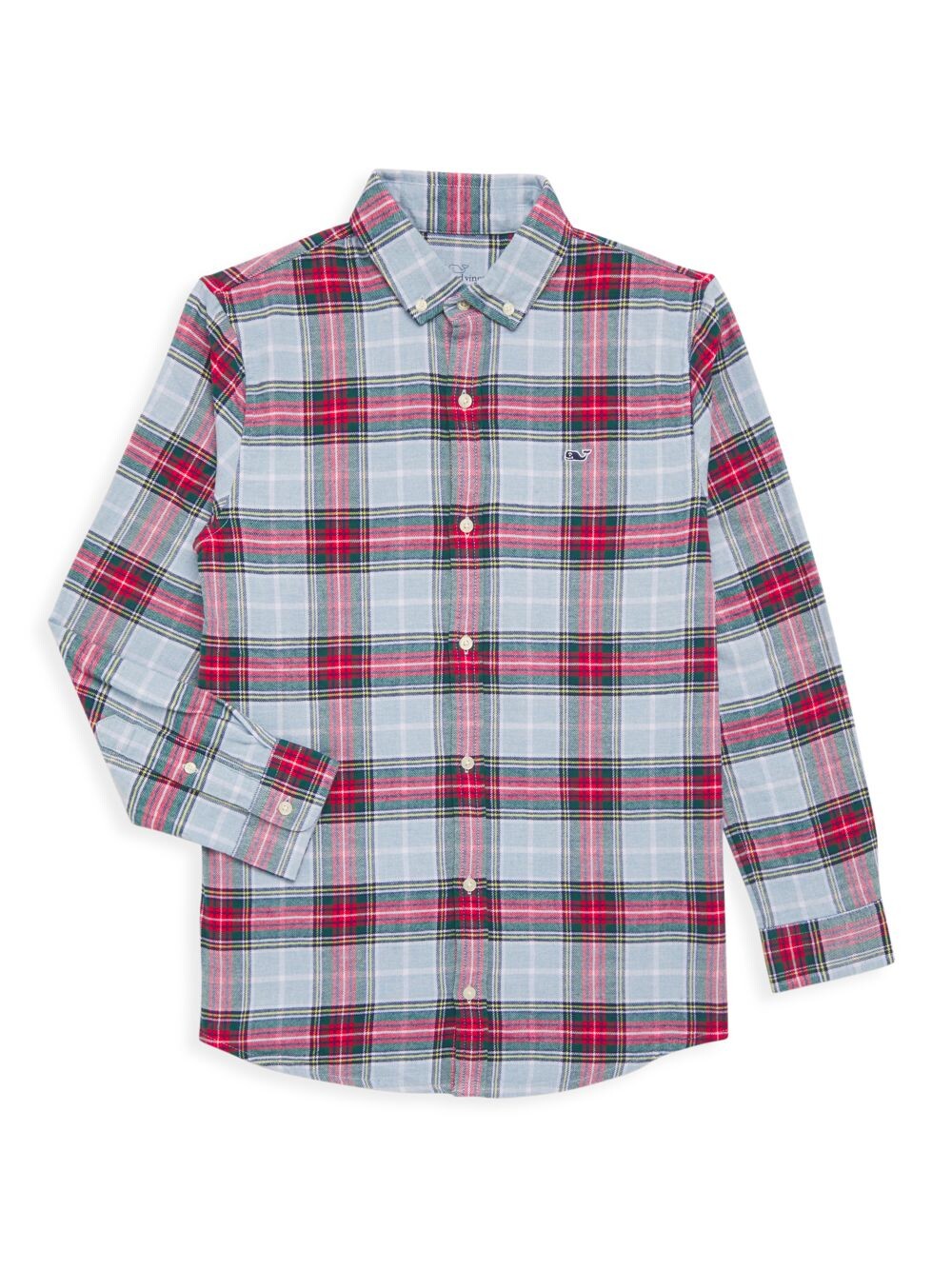

Фланелевая рубашка в шотландскую клетку для мальчиков Vineyard Vines