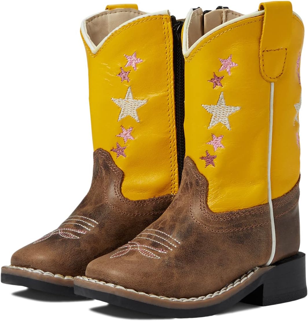 Ковбойские сапоги Yell Old West, цвет Cactus Brown Foot/Yellow Shaft