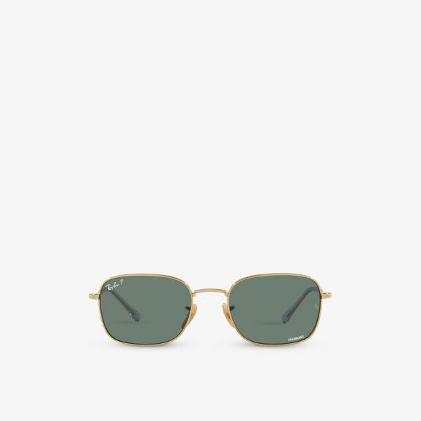 

RB3706 солнцезащитные очки в металлической оправе-подушке Ray-Ban, желтый