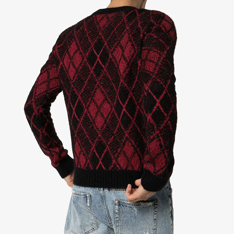 

Свитер мужской красный Saint Laurent, красный