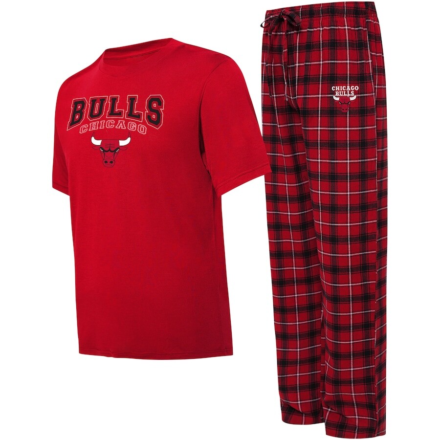 

Пижамный комплект College Concepts Chicago Bulls, красный