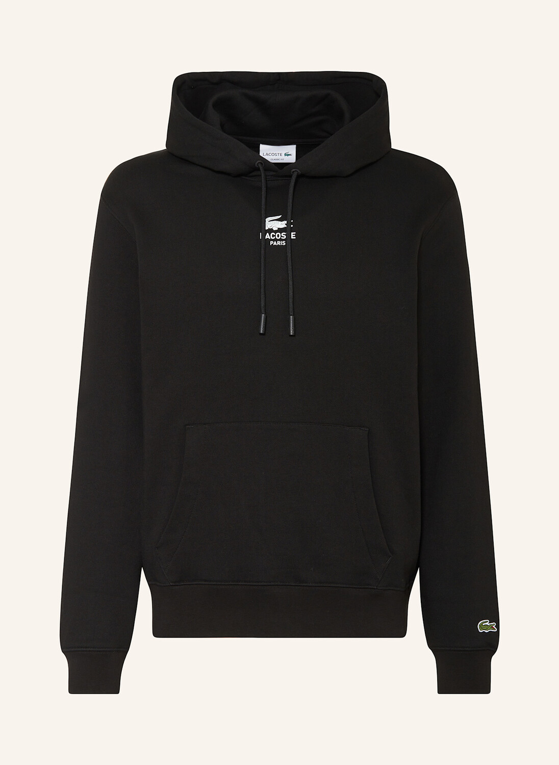 

Толстовка с капюшоном LACOSTE, черный