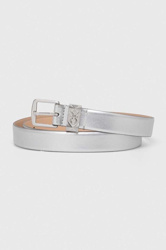 

Ремень Кельвин Кляйн Calvin Klein, серебро