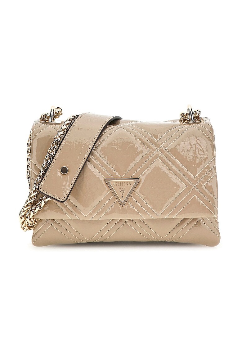 

Сумка Deesa с эффектом лака Guess, коричневый