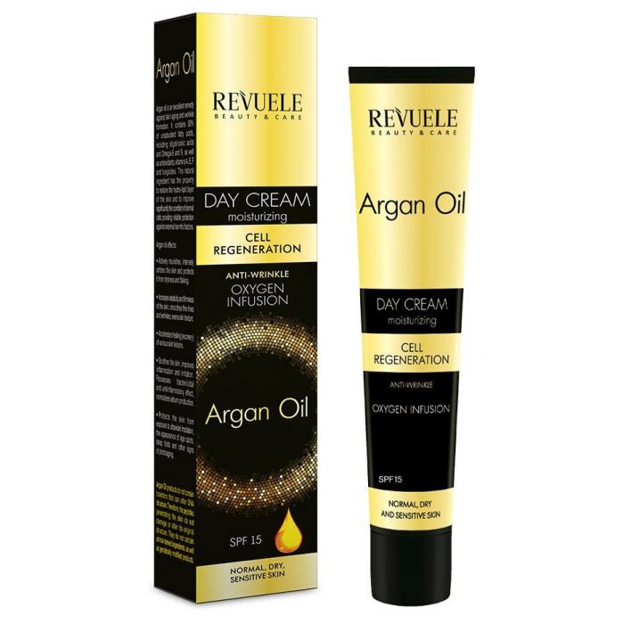 цена Дневной крем для лица Argan Oil Crema Facial Día Revuele, 50 ml