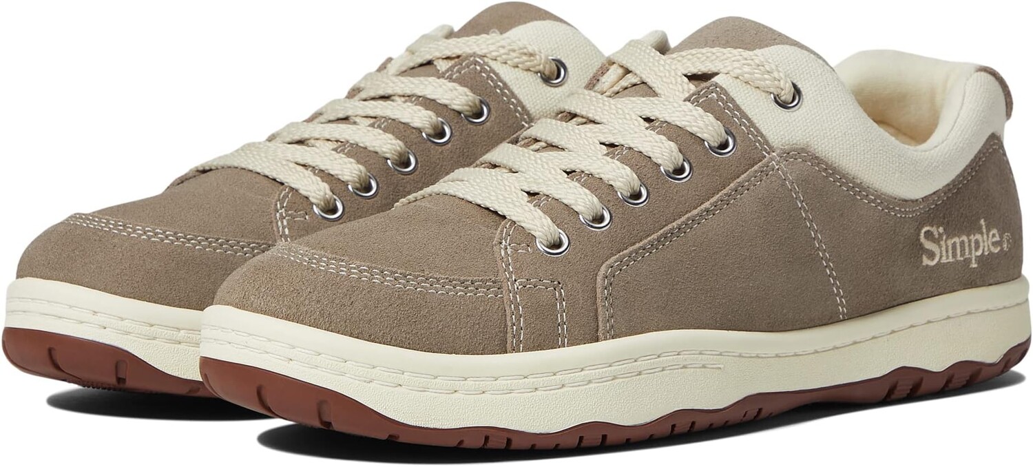 

Кроссовки OS - Suede Simple, серо-коричневый