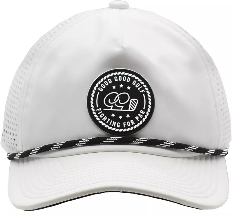 Мужская кепка для гольфа с веревкой Good Good Golf Ready, белый цена и фото