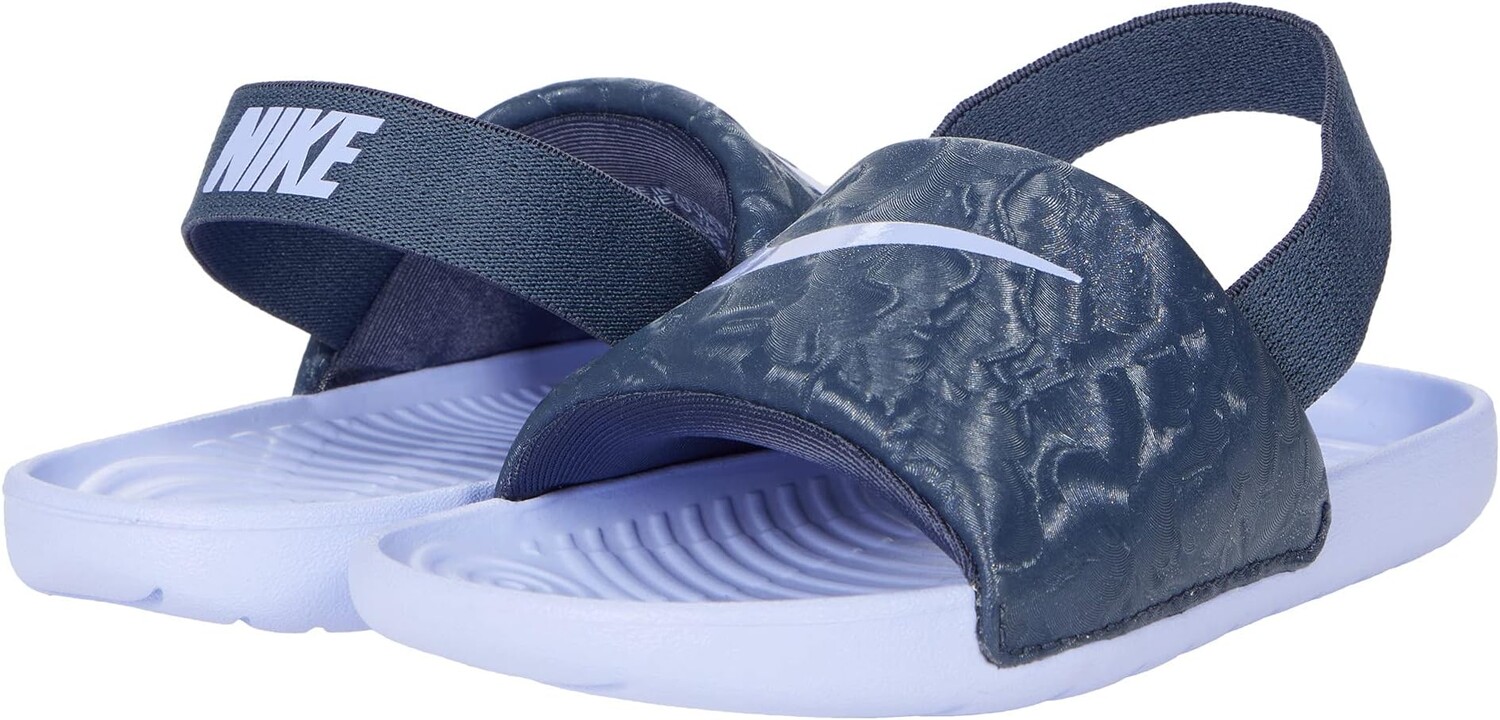 

Сандалии Kawa Slide Nike, цвет Thunder Blue/Purple Pulse