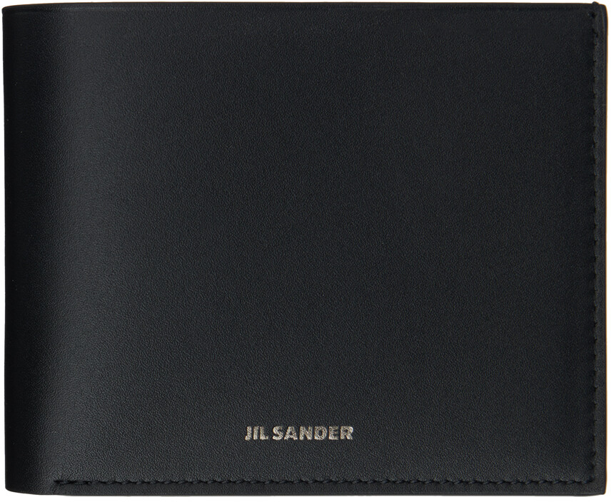 

Черный карманный кошелек Jil Sander