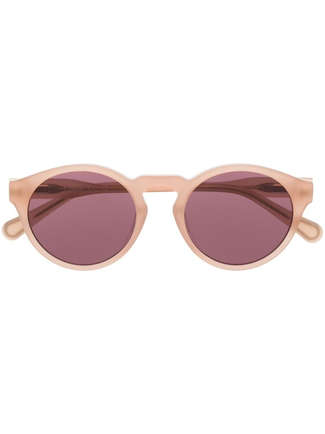 

Chloé Eyewear солнцезащитные очки в круглой оправе, розовый