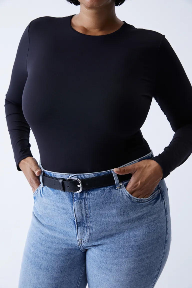 

Высокие джинсы bootcut H&M, синий