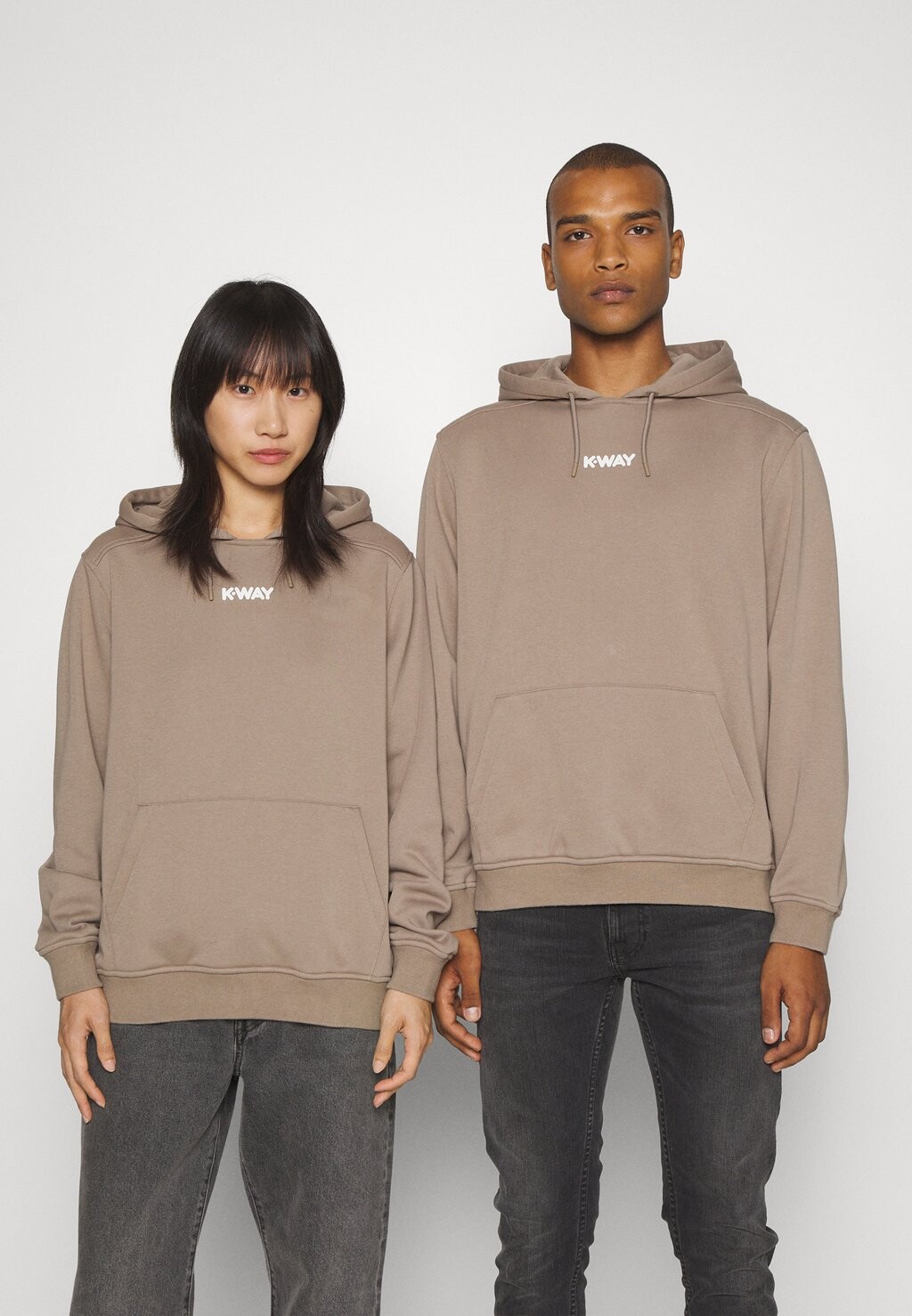 

Толстовка ЭКСКЛЮЗИВНЫЙ JASON BRUSHED UNISEX K-Way, бежевый серо-коричневый
