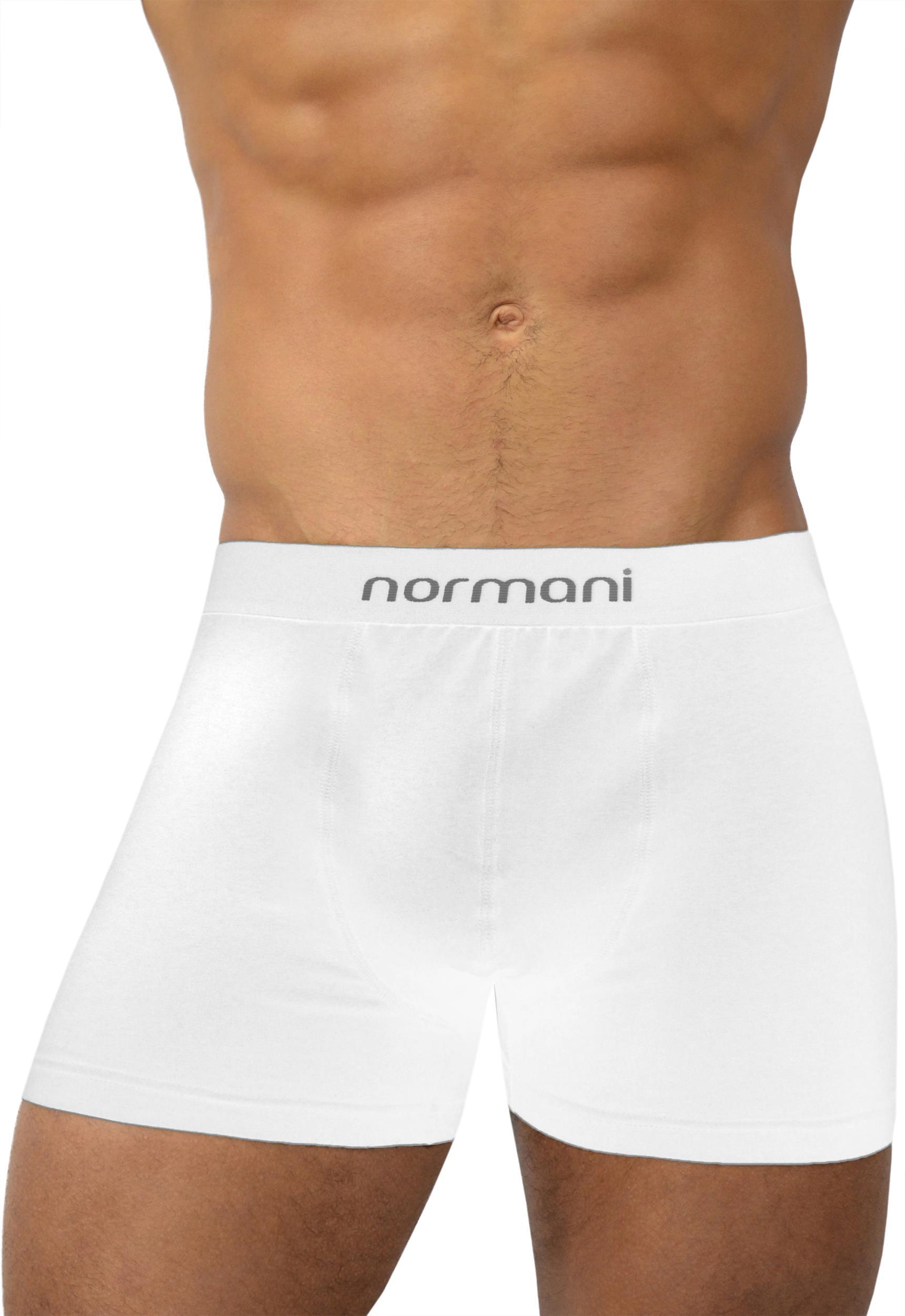 цена Боксеры normani 6 Stück Retro s aus Baumwolle, цвет Basic White
