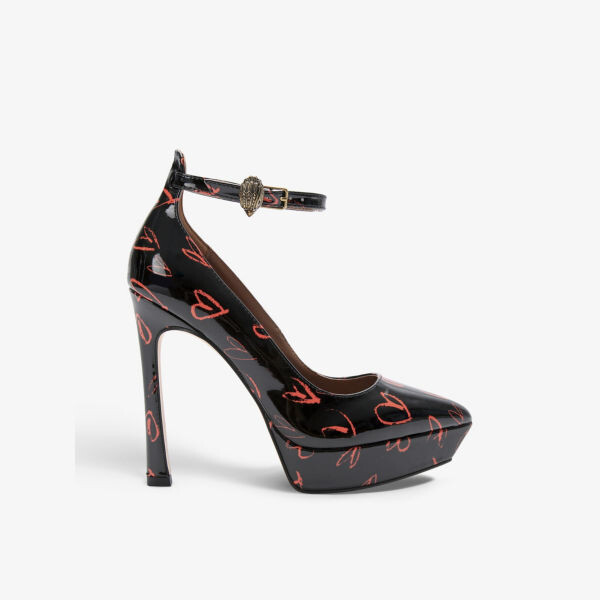

Туфли-лодочки на платформе из лакированной кожи Shoreditch Kurt Geiger London, красный