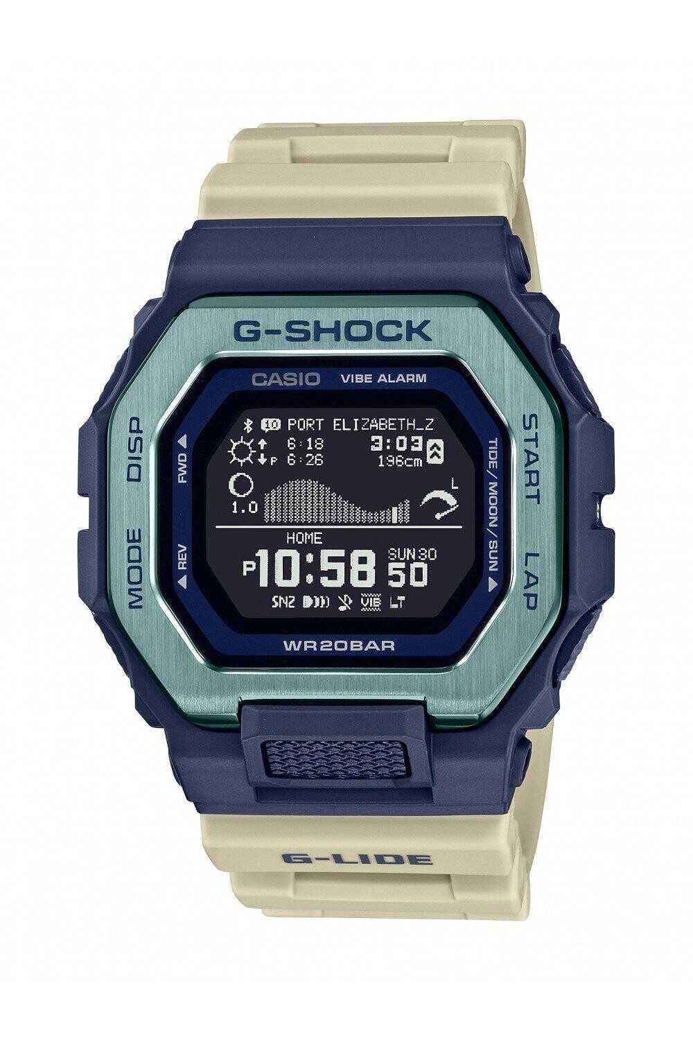 

Классические часы для серфинга G-Lide Gbx-100 — Gbx-100Tt-2Er Casio, черный