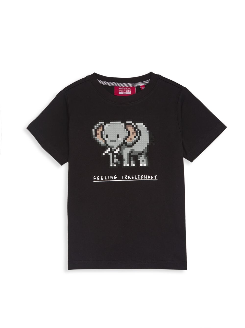 

Футболка Little Boy's & Boy's Mini Irelephant Mostly Heard Rarely Seen 8-Bit, черный