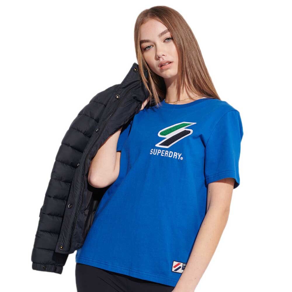 

Футболка Superdry Sportstyle Chenille, синий