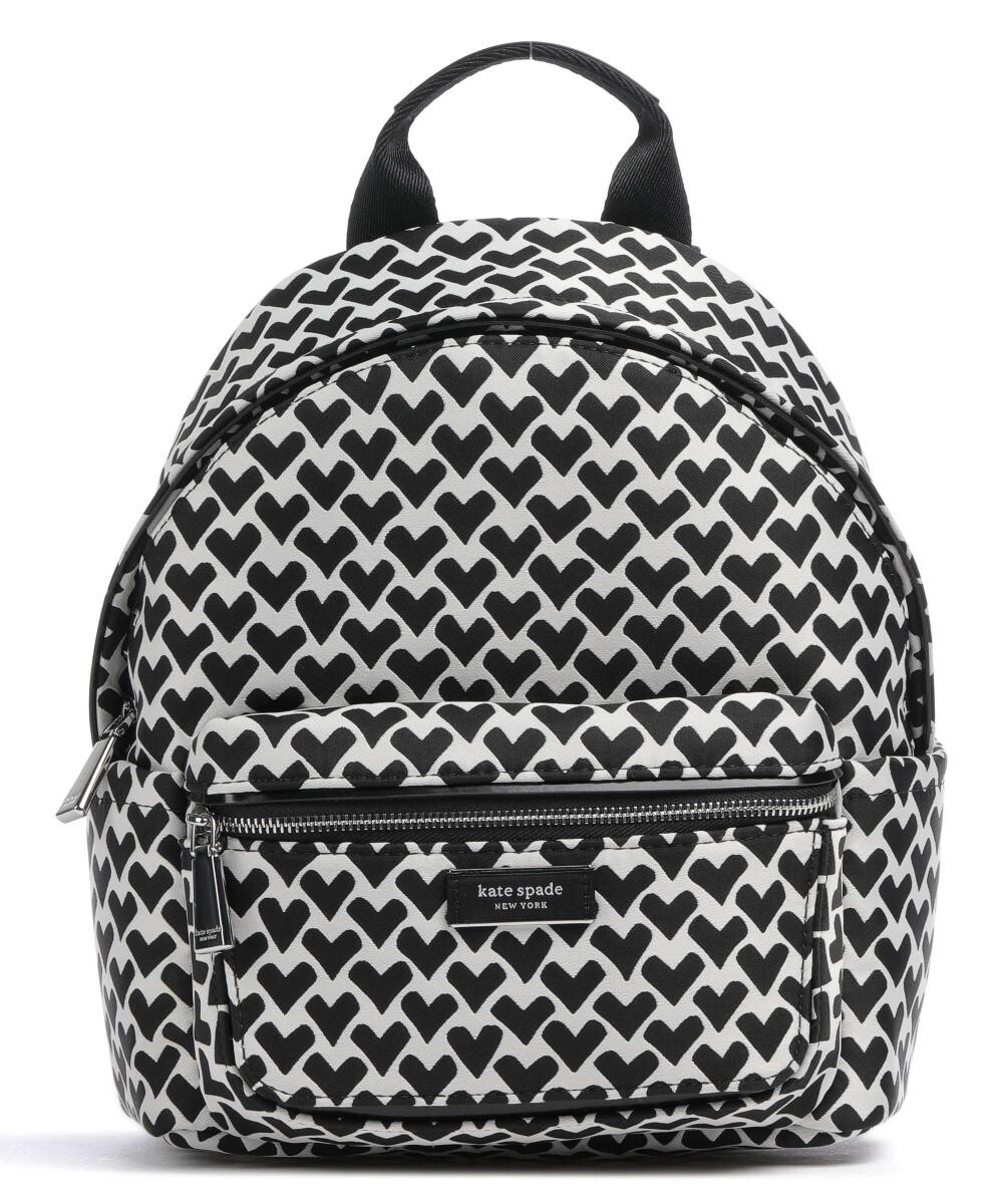 

Рюкзак Sam Icon Modernist Hearts текстильный Kate Spade New York, белый
