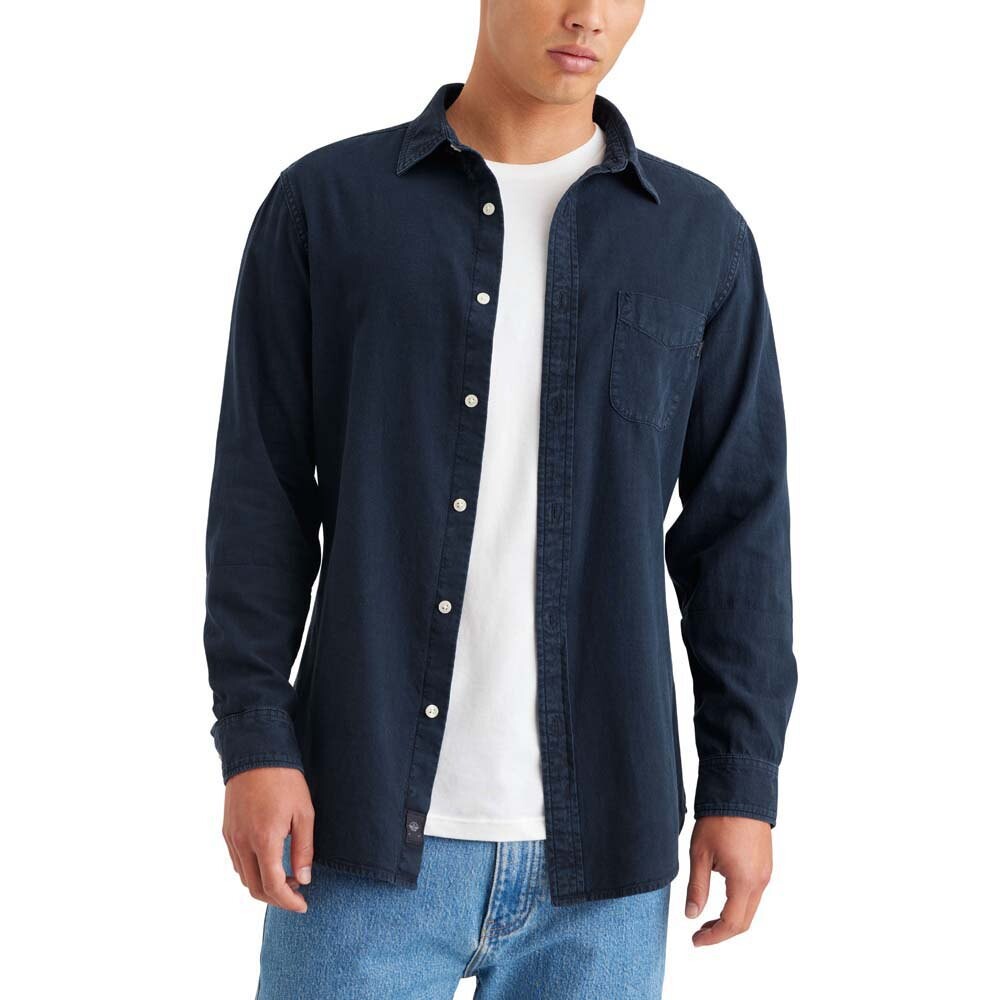 

Рубашка с длинным рукавом Dockers Slim Orginal, синий
