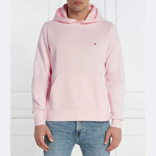

Толстовка обычного кроя с логотипом и флагом Tommy Hilfiger, розовый