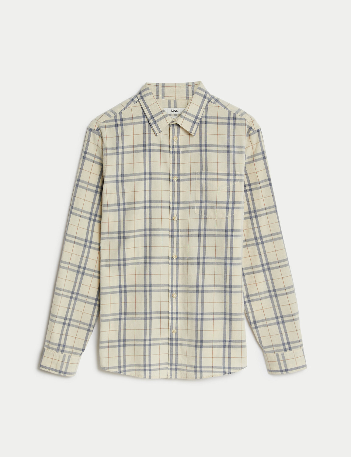 

Вельветовая рубашка в клетку Marks & Spencer