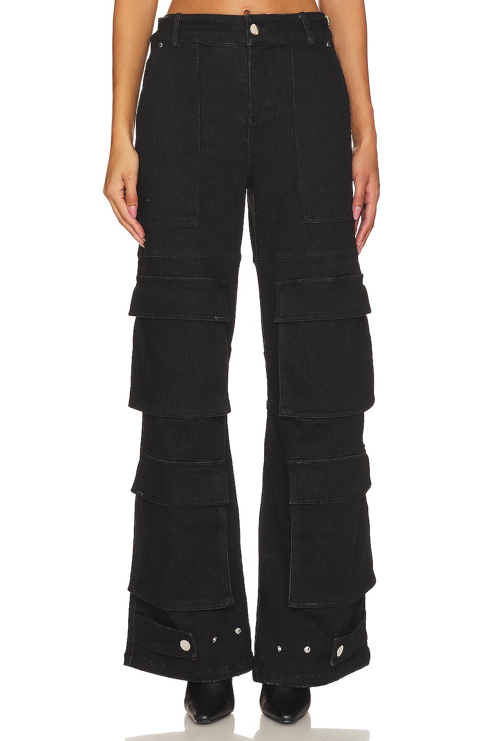 

Брюки h:ours Pamela Oversized Cargo, цвет Washed Gray
