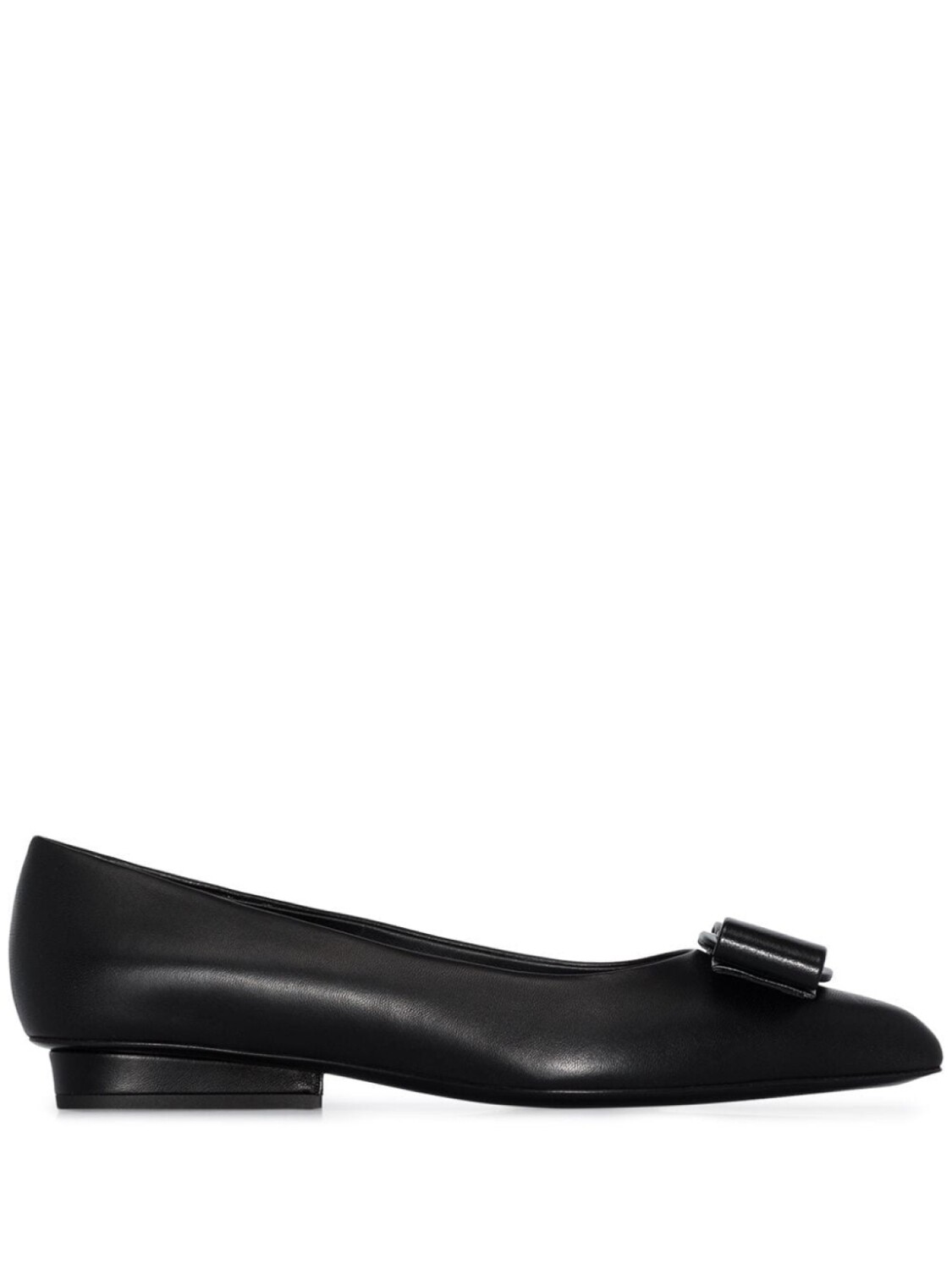 

Ferragamo балетки с бантом, черный