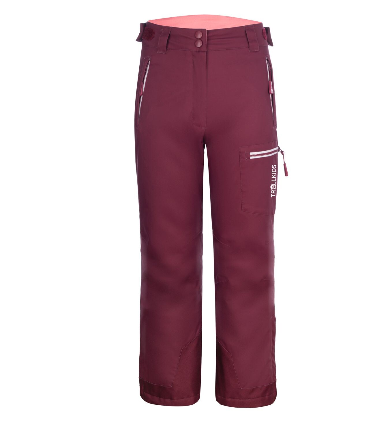 

Лыжные штаны Trollkids Skihose Hallingdal, цвет Rot/Antikrosa