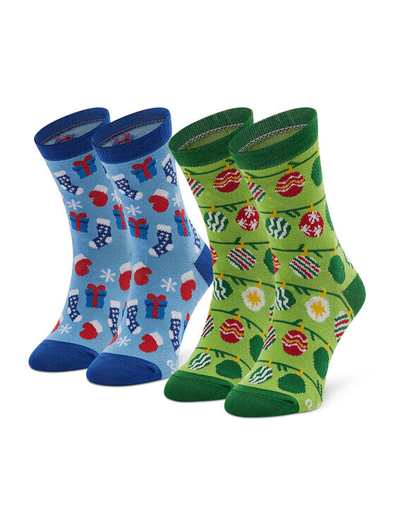 

Комплект высоких детских носков Rainbow Socks, мультиколор