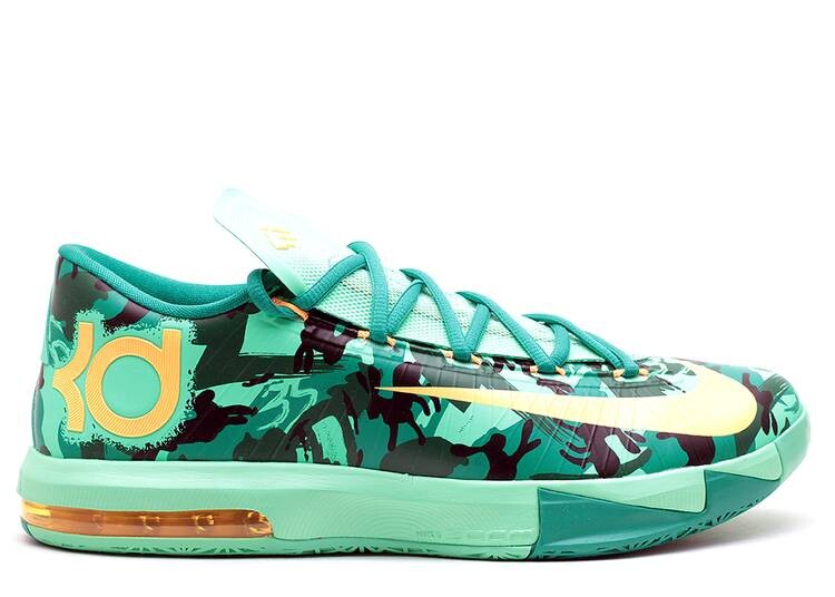 

Кроссовки Nike KD 6 'EASTER', зеленый