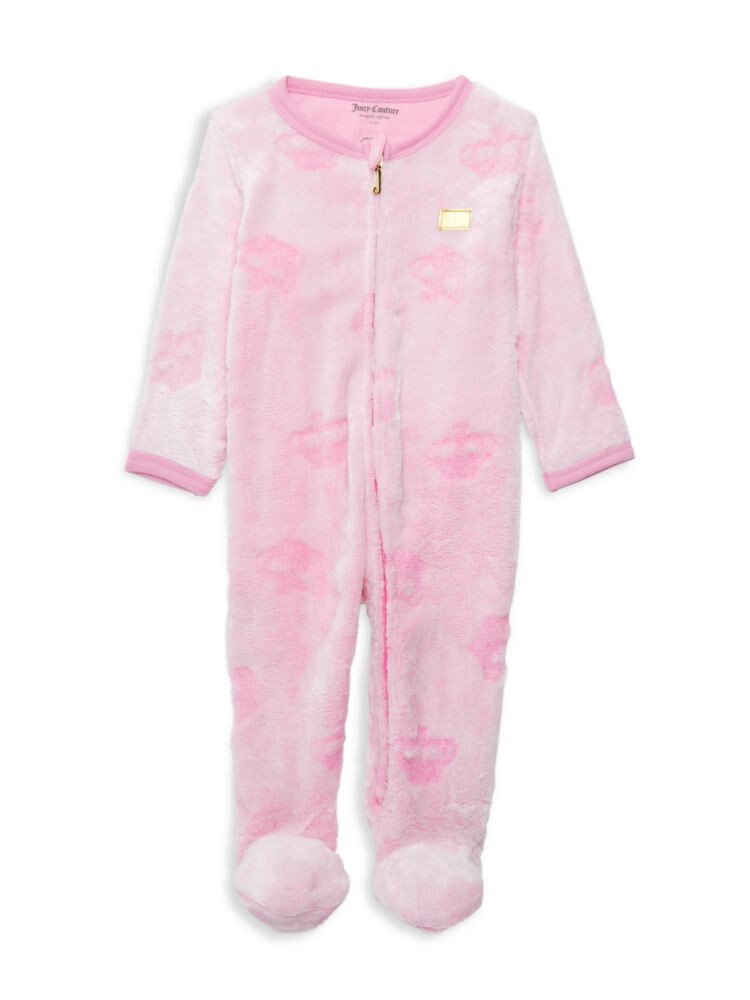 

Футболка из искусственного меха для маленьких девочек Juicy Couture, розовый