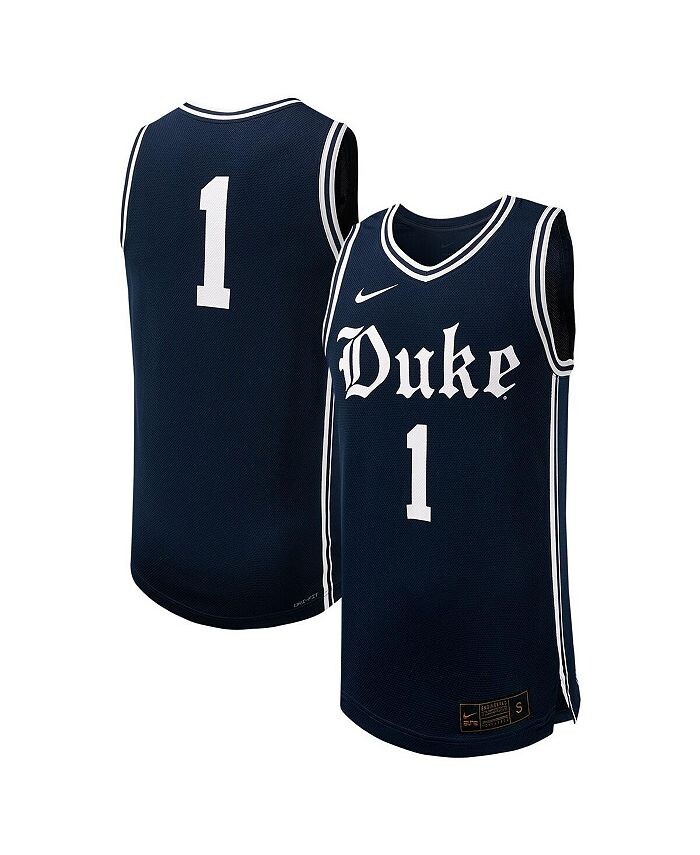 

Мужская черная баскетбольная майка #1 Duke Blue Devils реплика Nike, черный