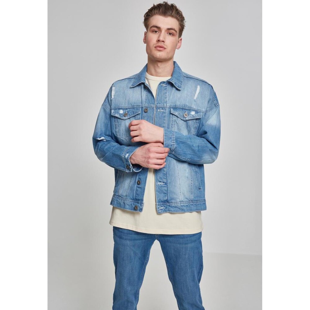 

Парка Urban Classics Ripped Denim, синий