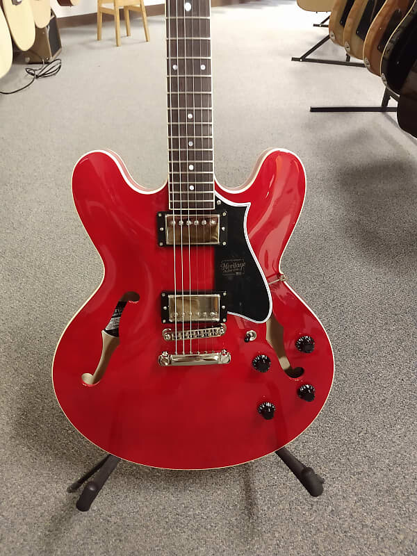 

Электрогитара Heritage Standard H-535 Semi-Hollow Electric Guitar - Trans Cherry with Hardshell Case