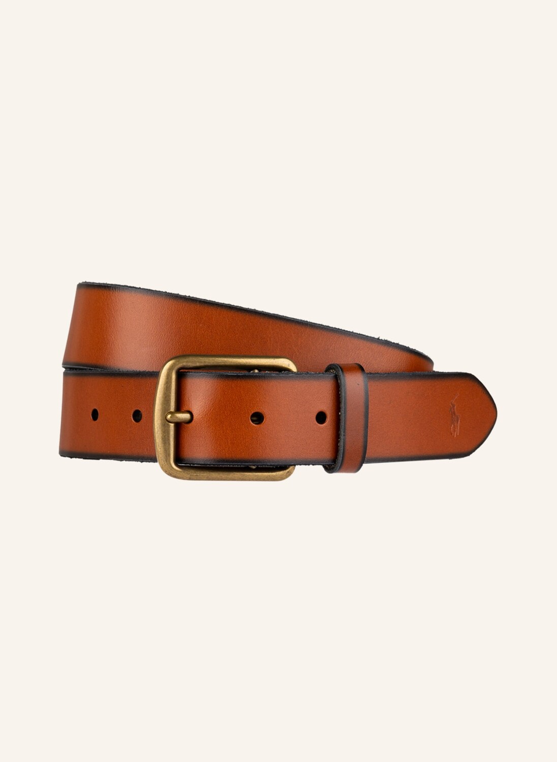 

Кожаный ремень POLO RALPH LAUREN, коричневый