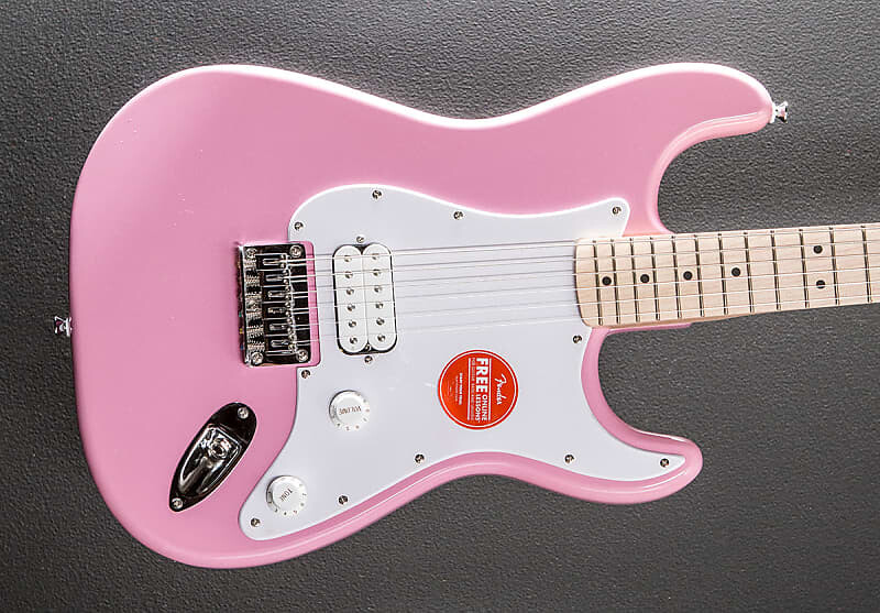 

Электрогитара Squier Sonic Stratocaster HT H - Flash Pink w/Maple