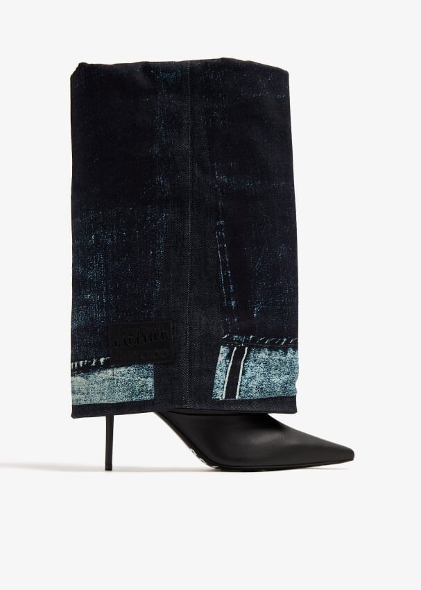 

Ботинки Jimmy Choo X Jean Paul Gaultier Cuff 90, синий
