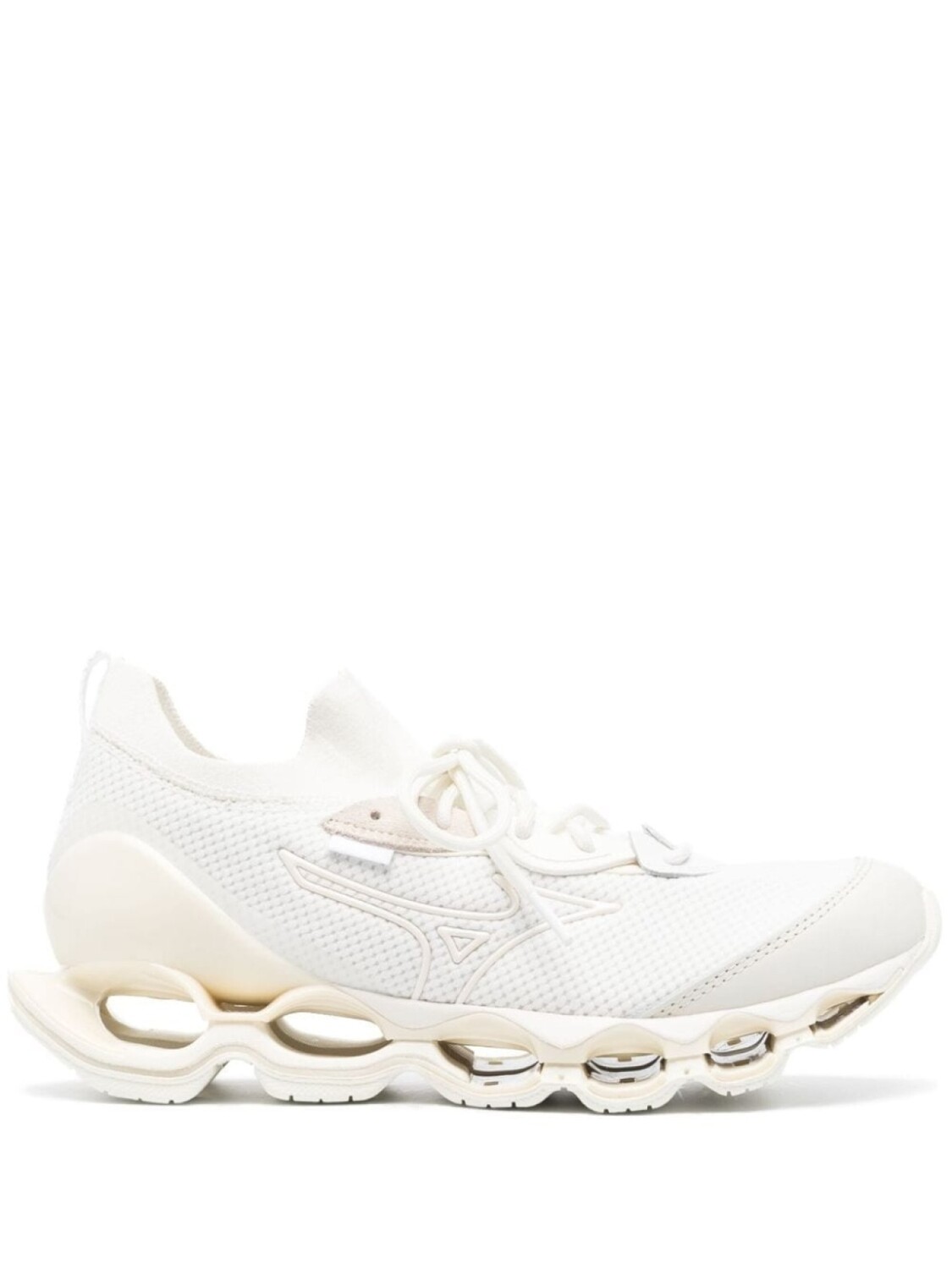

Mizuno кроссовки с нашивкой-логотипом, белый
