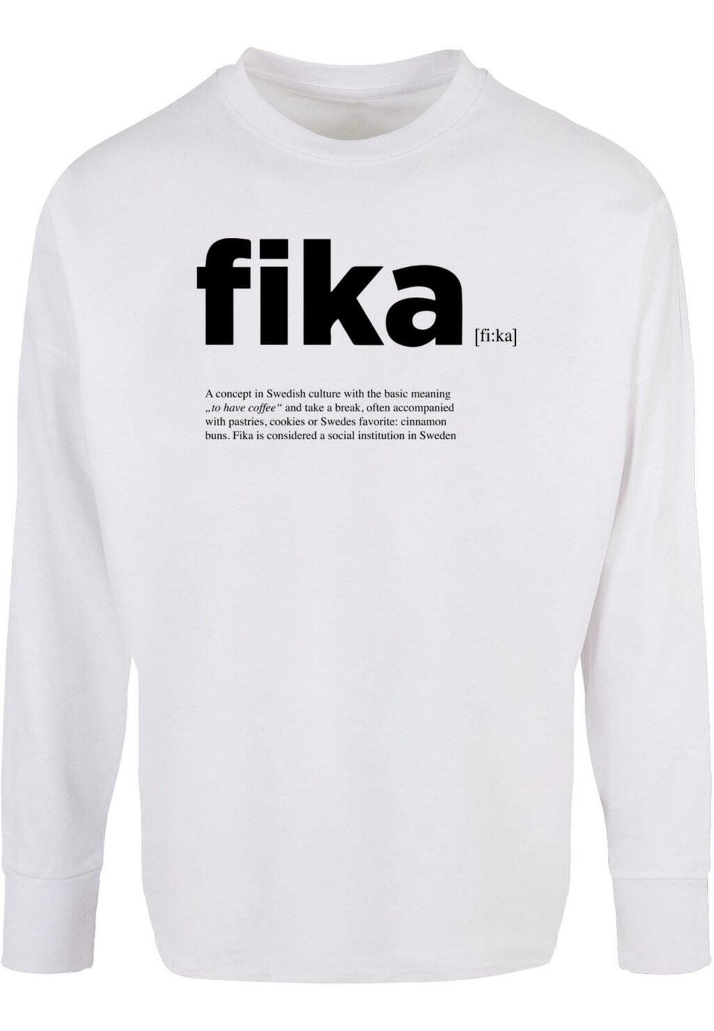 

Рубашка с длинным рукавом FIKA DEFINITION Mister Tee, цвет white
