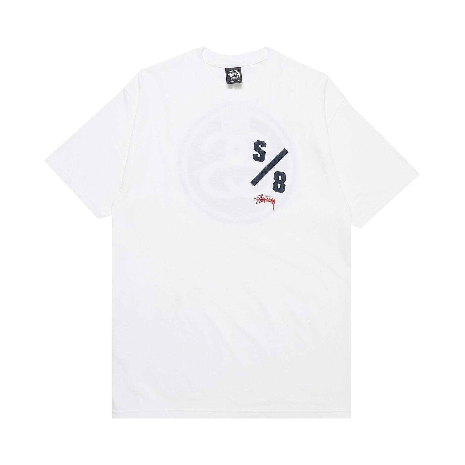 

Футболка Stussy S/8 Белая, Белый