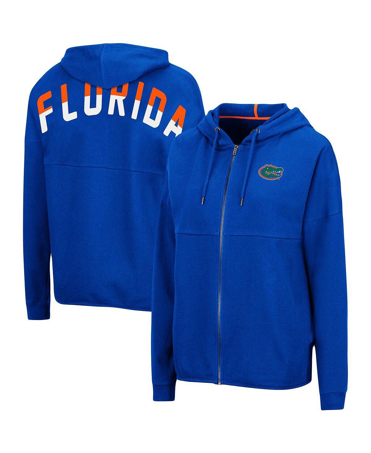 

Женская толстовка с молнией во всю длину Royal Florida Gators 2-Hit Colosseum