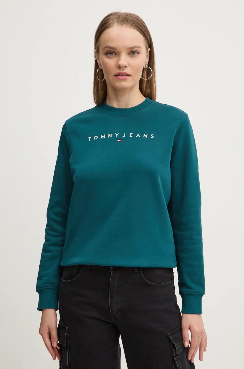 

Толстовка Tommy Jeans, бирюзовый