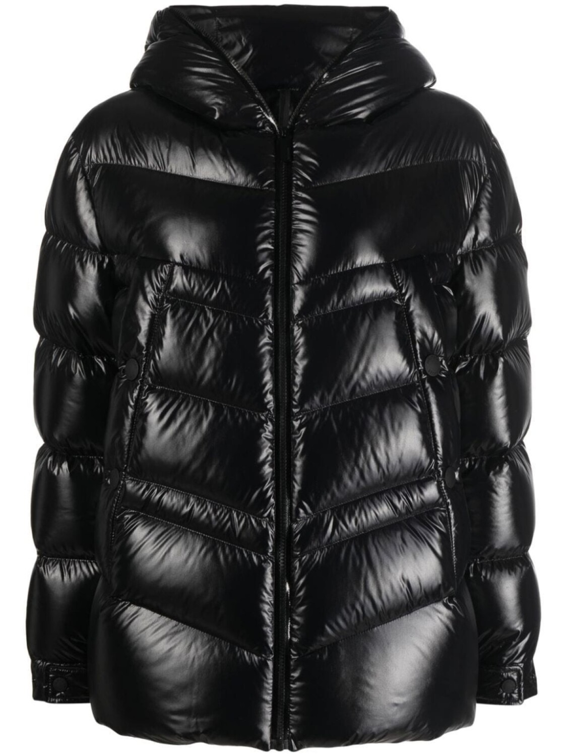 

Пуховик с капюшоном Moncler, черный